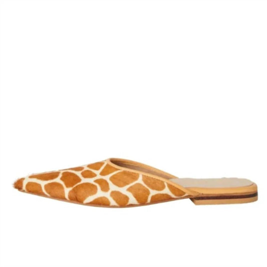 Women's Mabrey Giraffe Leather Slip On Shoes