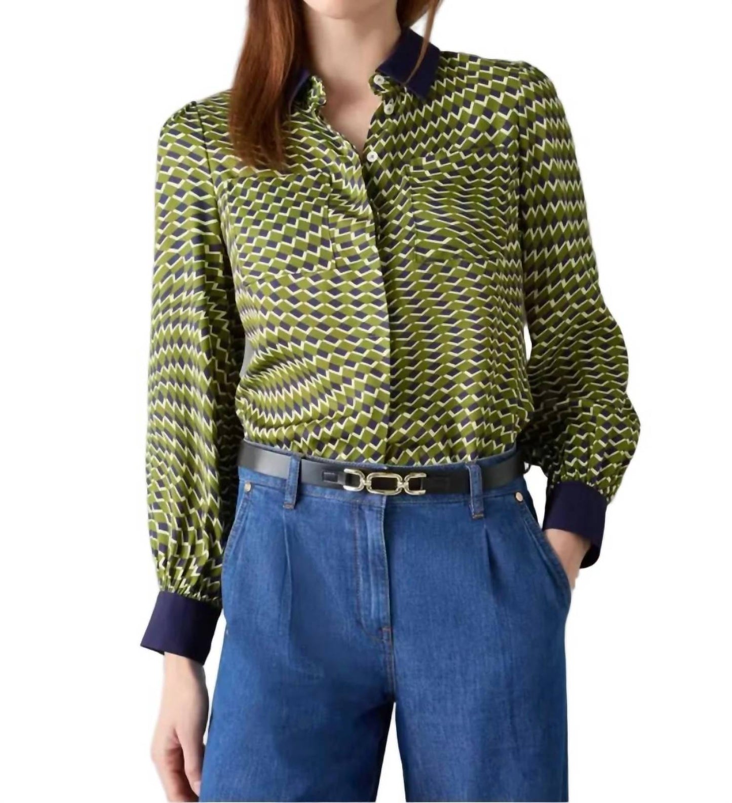 Henri Graphic Blouse