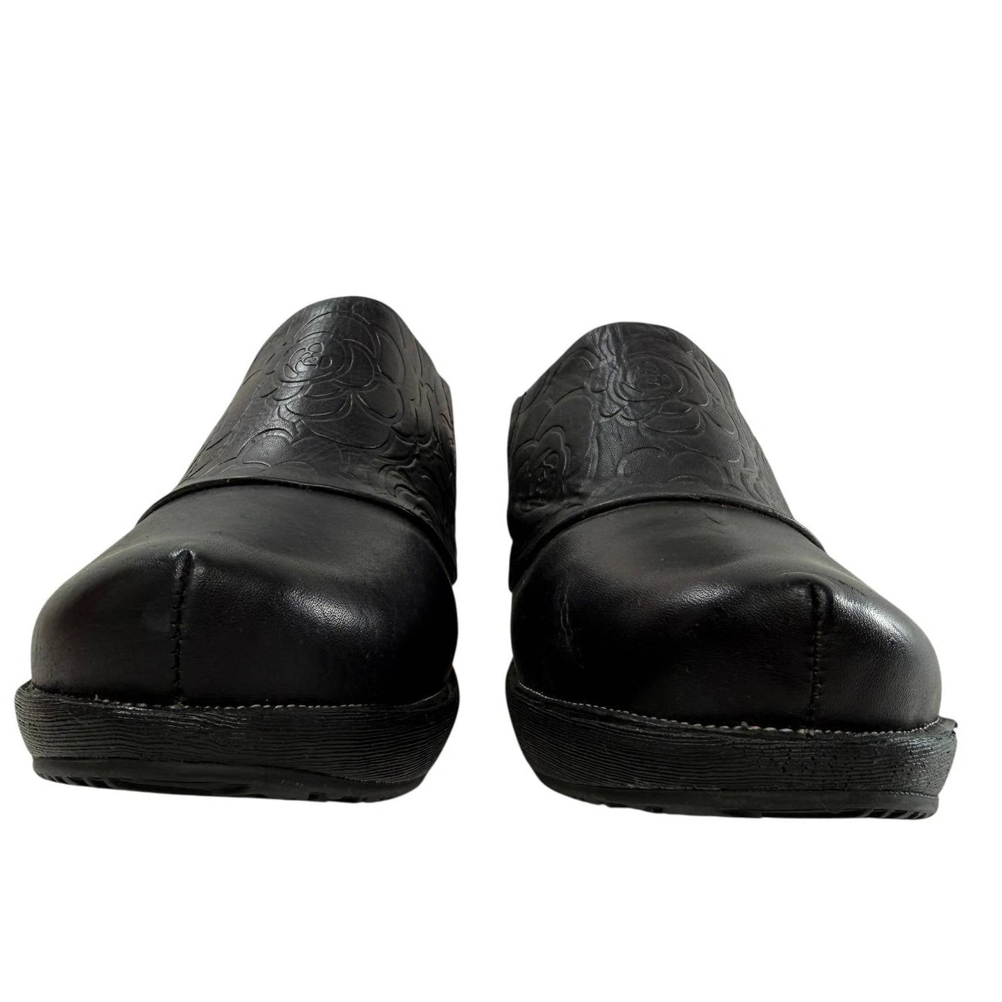 Damen Clogs aus Bande-Leder