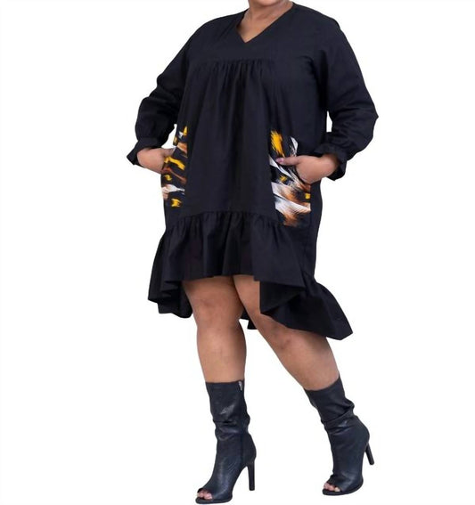 Afrikanisches High-Low-Kleid