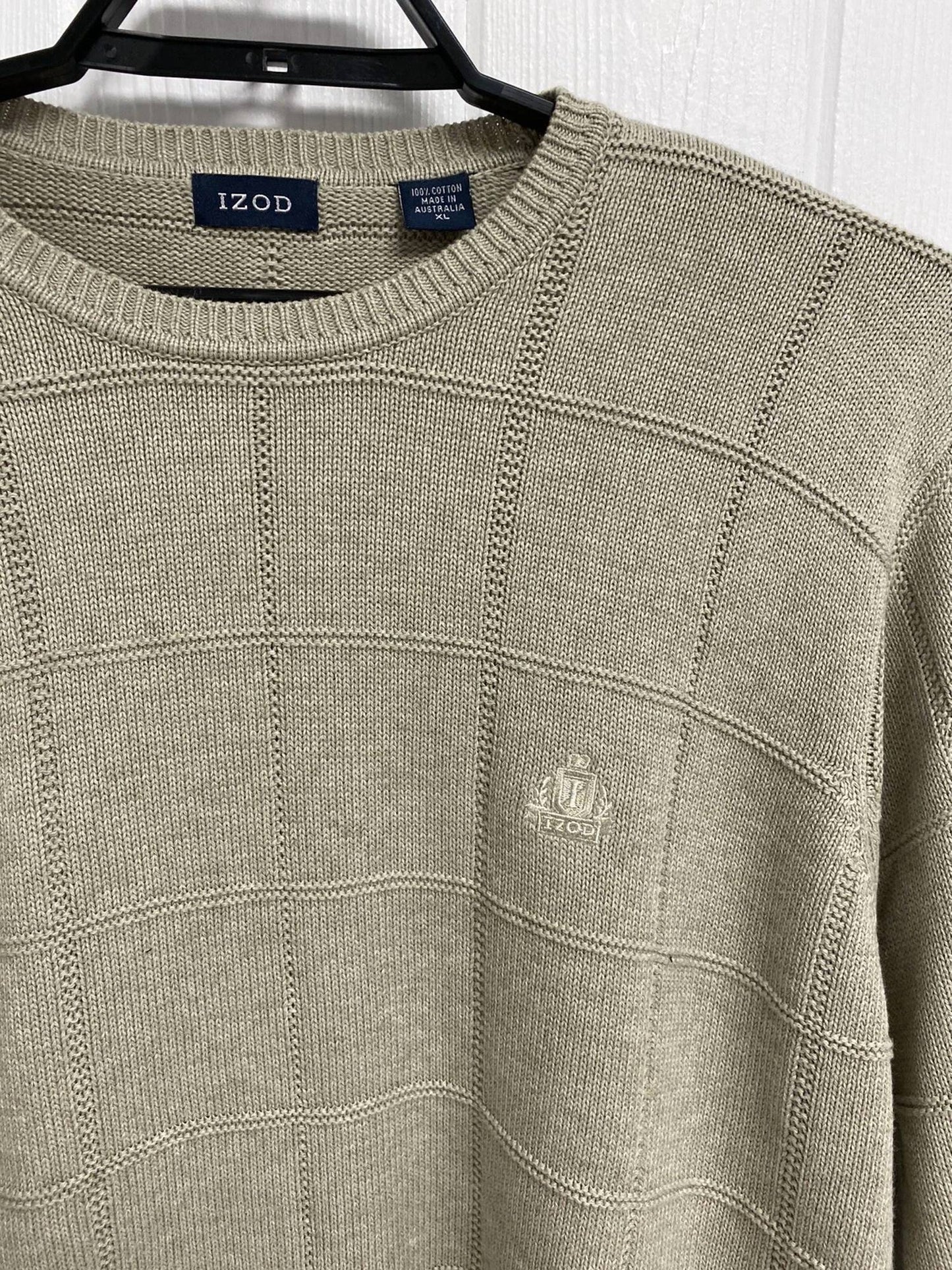 Herren Fall Classic Fensterkaros Pullover mit Rundhalsausschnitt