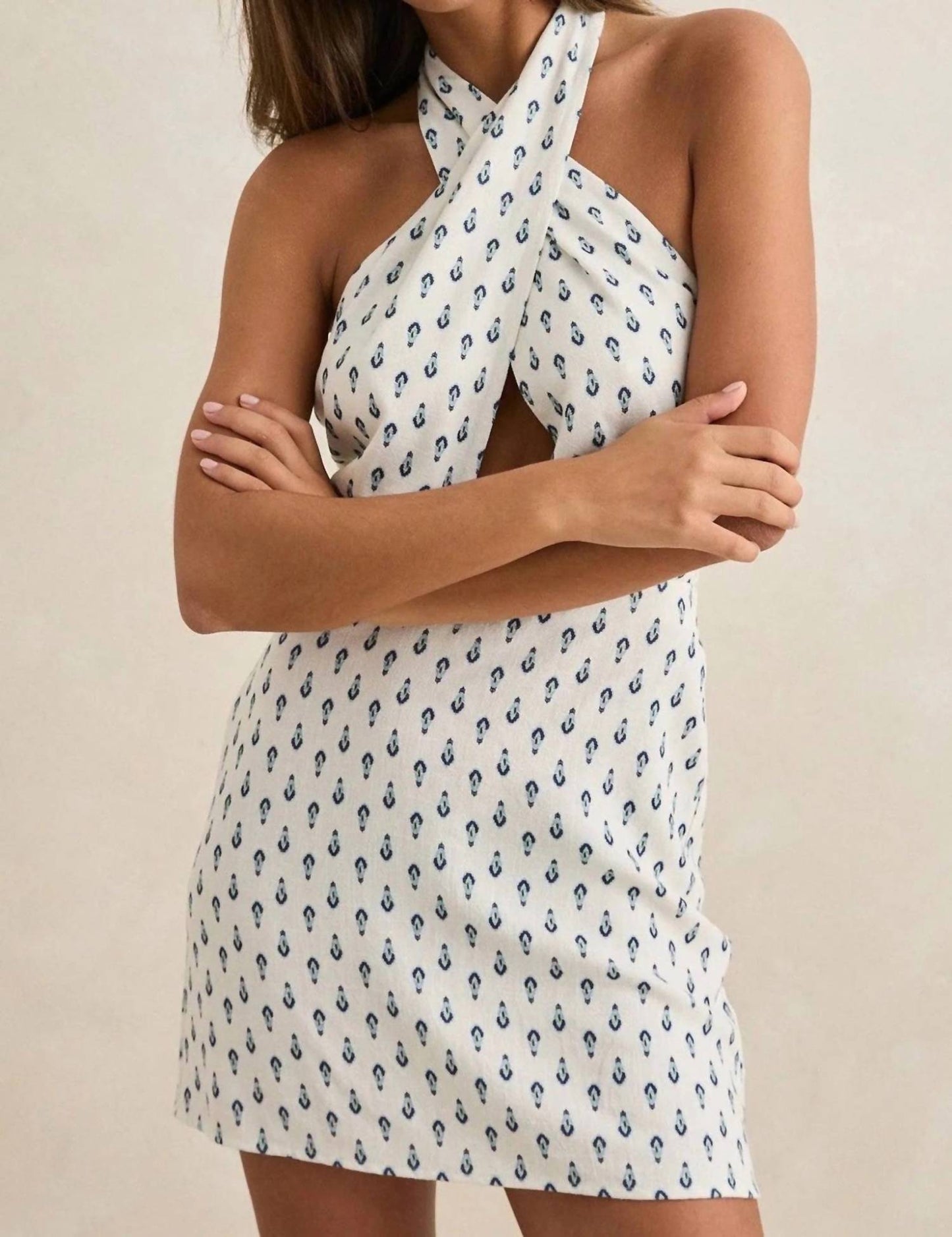 Seacliff Halter-Minikleid