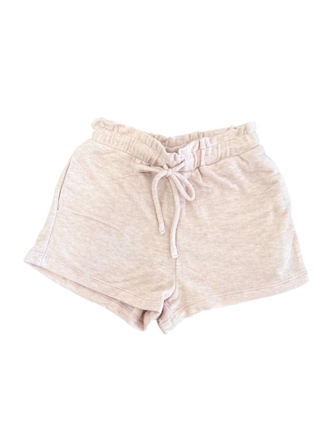 Girl's Hacci Jersey Drawstring Short