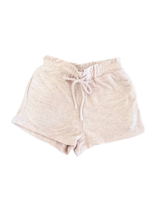 Mädchen-Shorts aus Hacci-Jersey mit Kordelzug