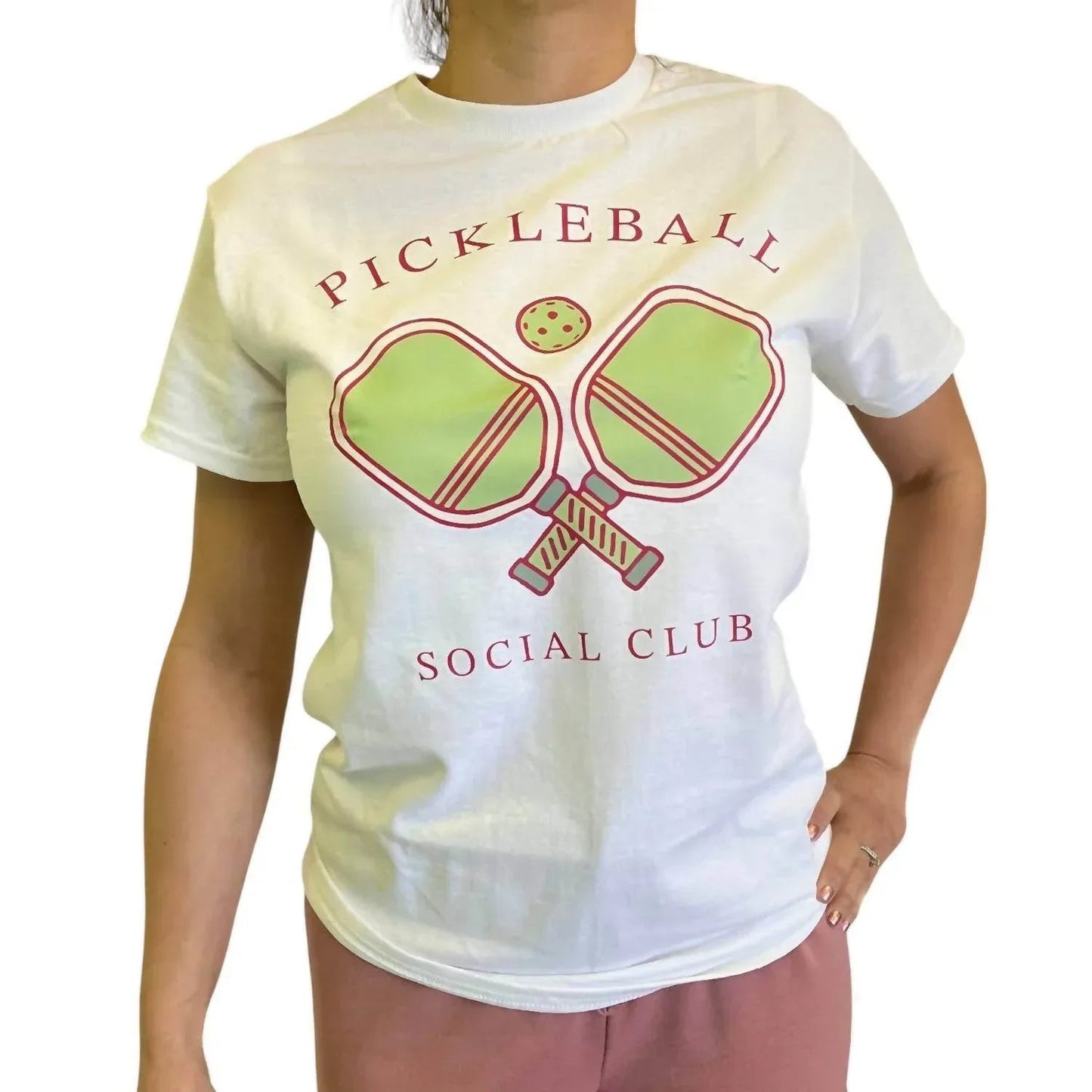 T-Shirt mit Pickleball-Grafik