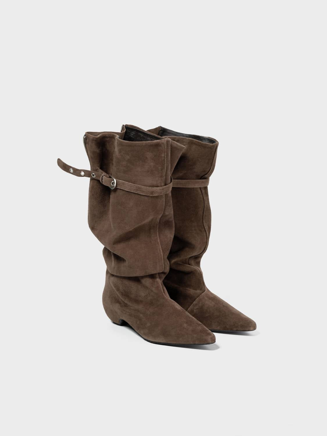 Women's Suede Middle Boots