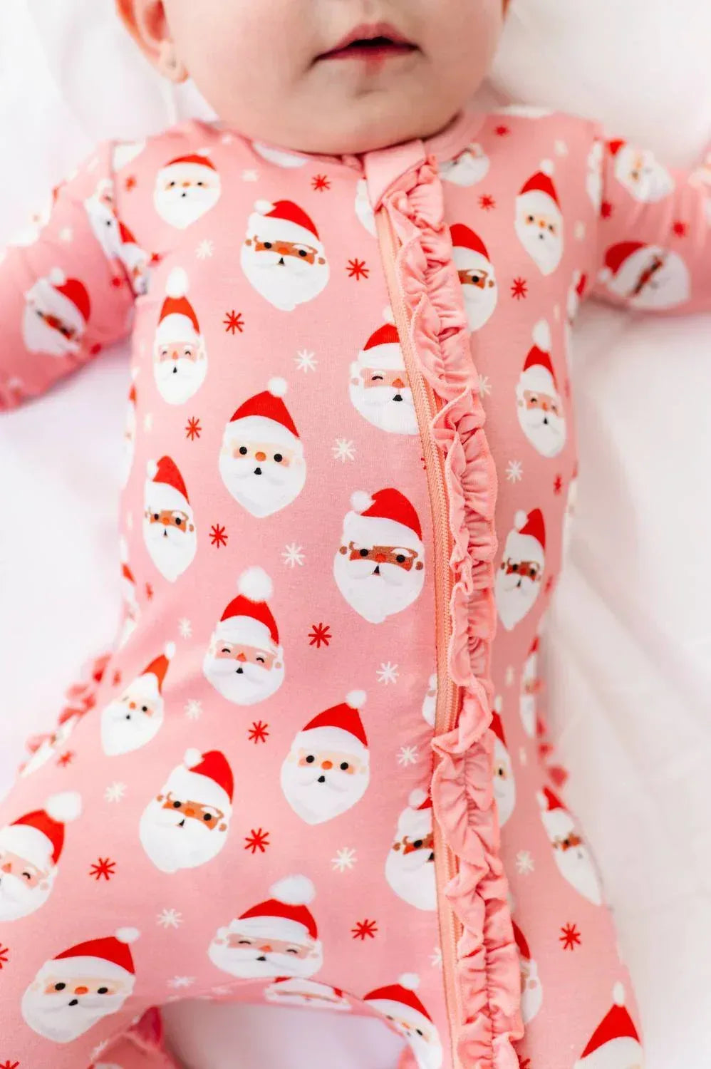 Vintage Nikolaus-Einteiler für Mädchen