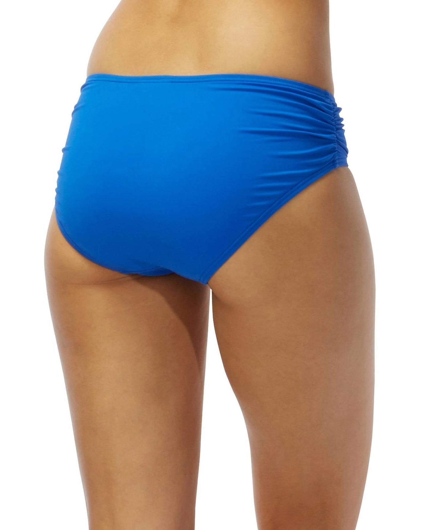 Bikinihose mit seitlicher Raffung