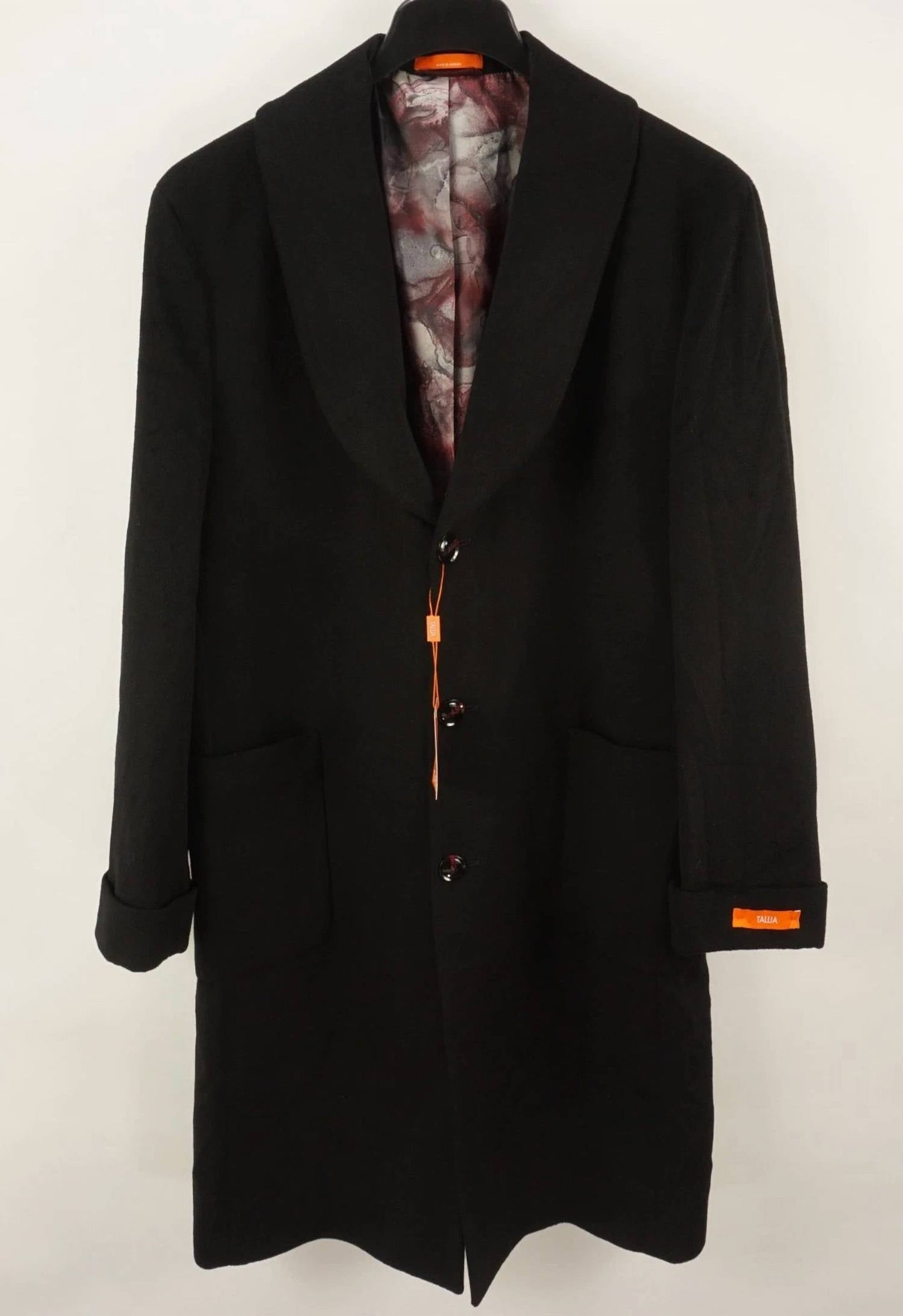 Men's Vannes Wool Overcoat - Plus