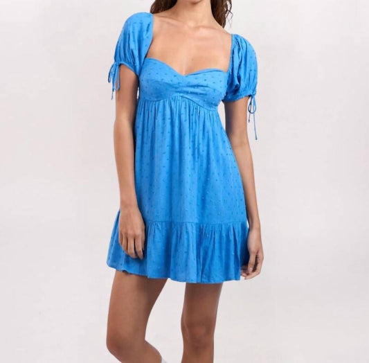 Swiss-Dot-Babydoll-Minikleid