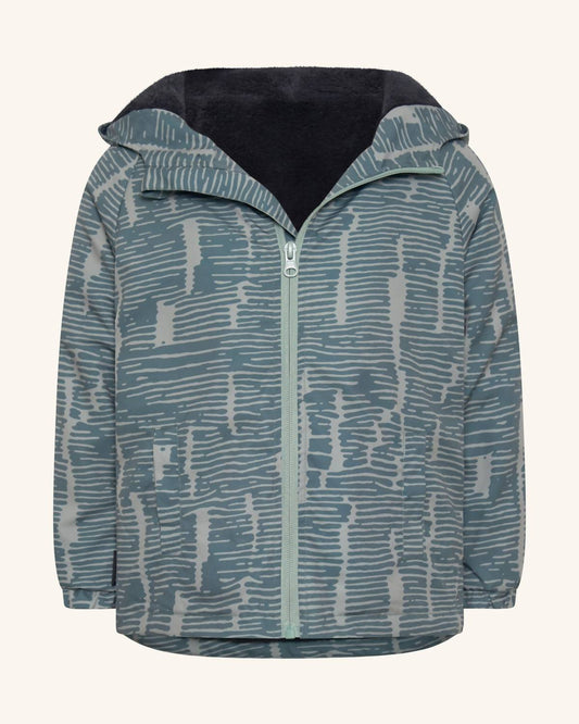 Windjacke für Kinder mit unterbrochenen Streifen