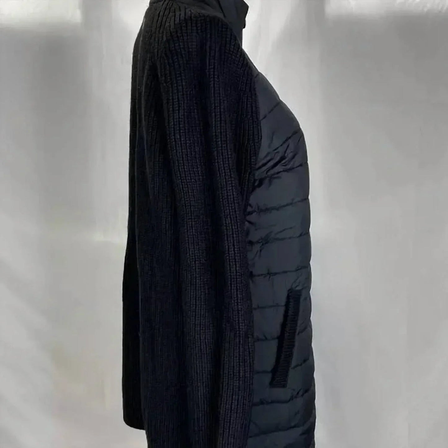 Gesteppte Strickjacke