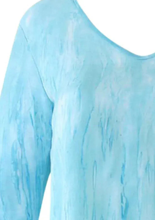 Women's Hand Dyed Chiffon Overlay Top