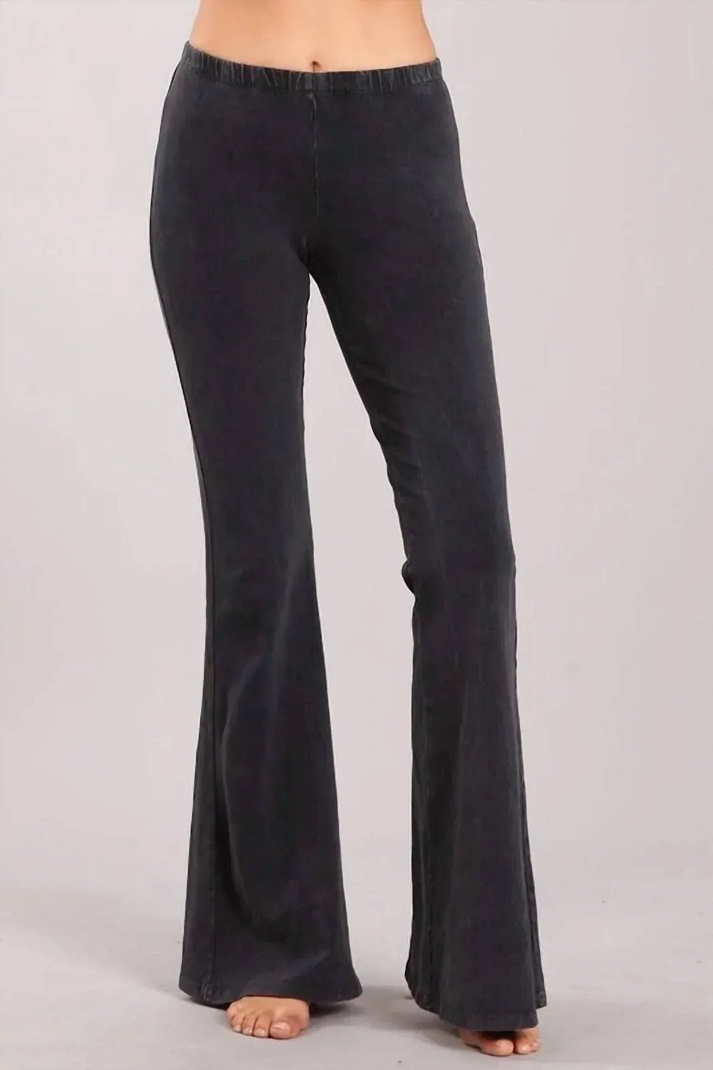 Mineral Wash Bell Bottom Soft Pant