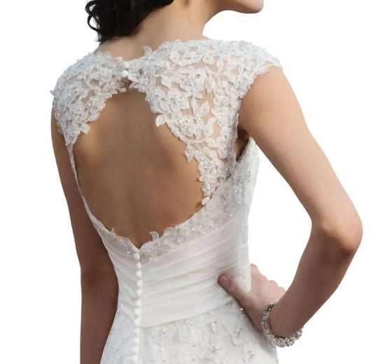 Beaded Lace A-line Dress