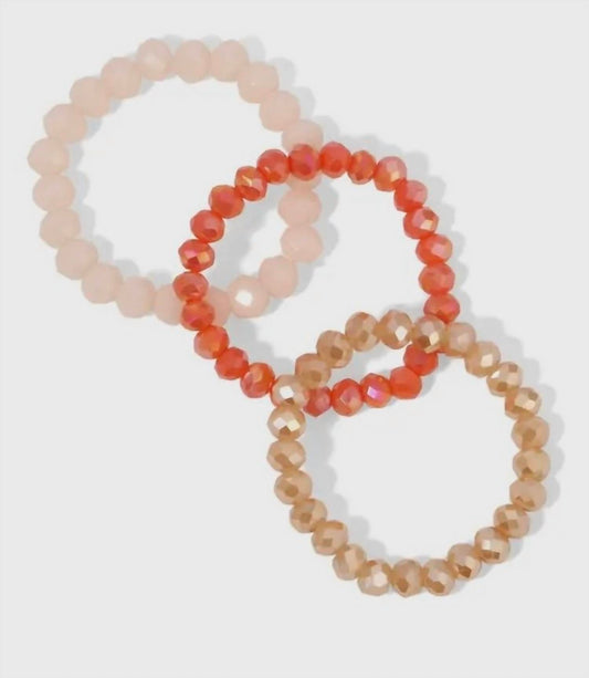 Women's Crystal Rings Bracelet