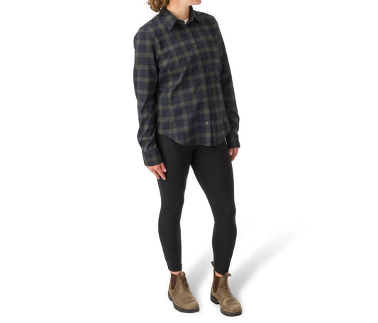 Brigitte Tech Flannel Shirt