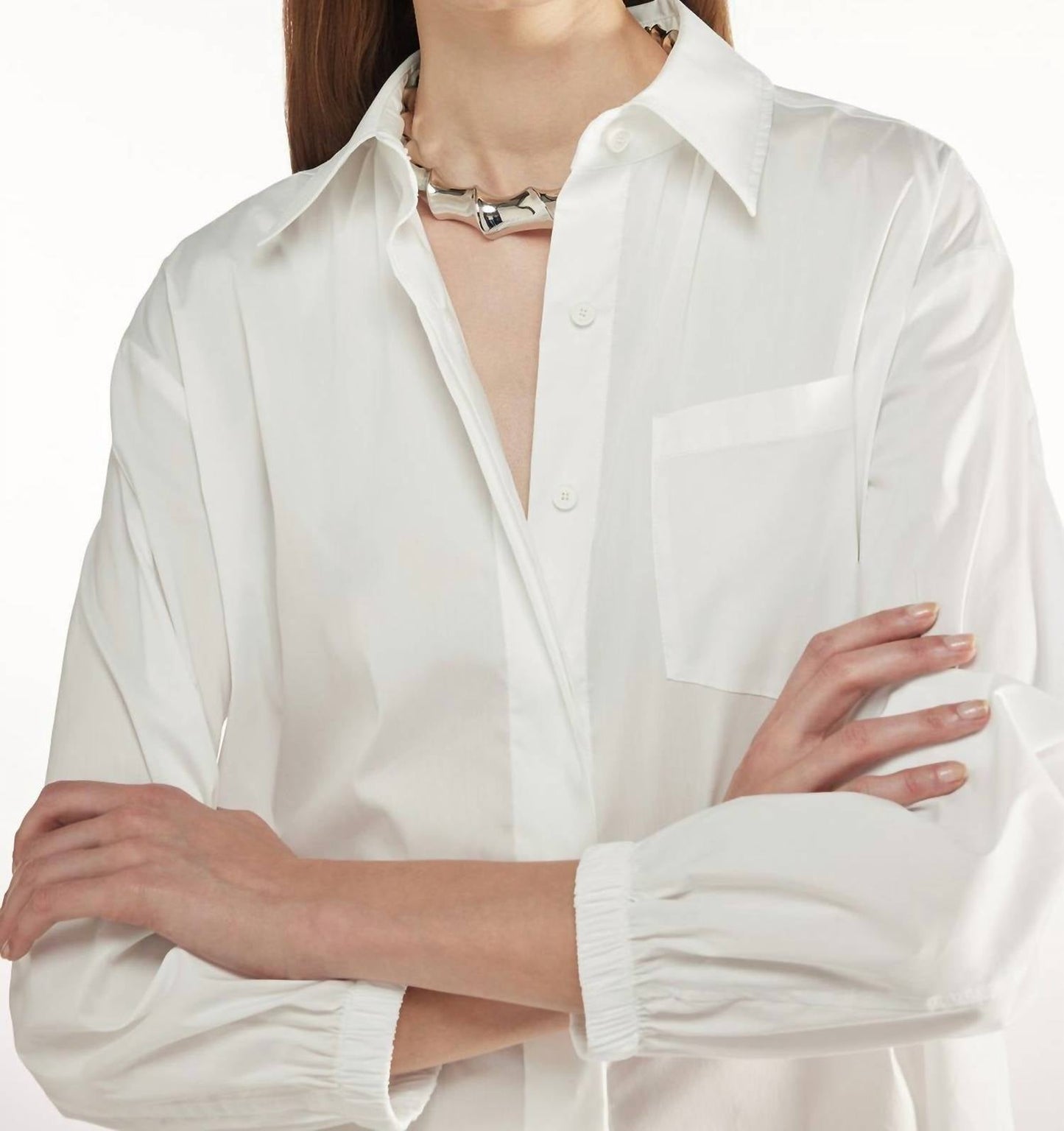 Zahira Bluse aus Baumwollmischung