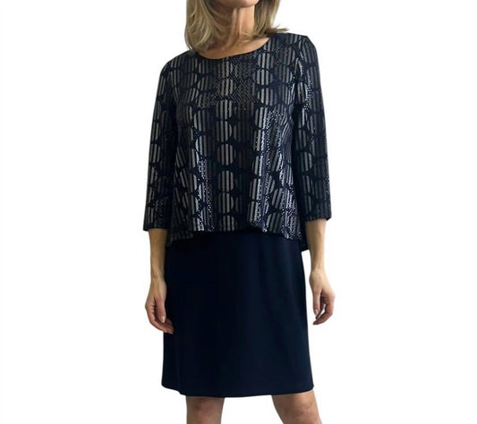 Geometric Mini Dress