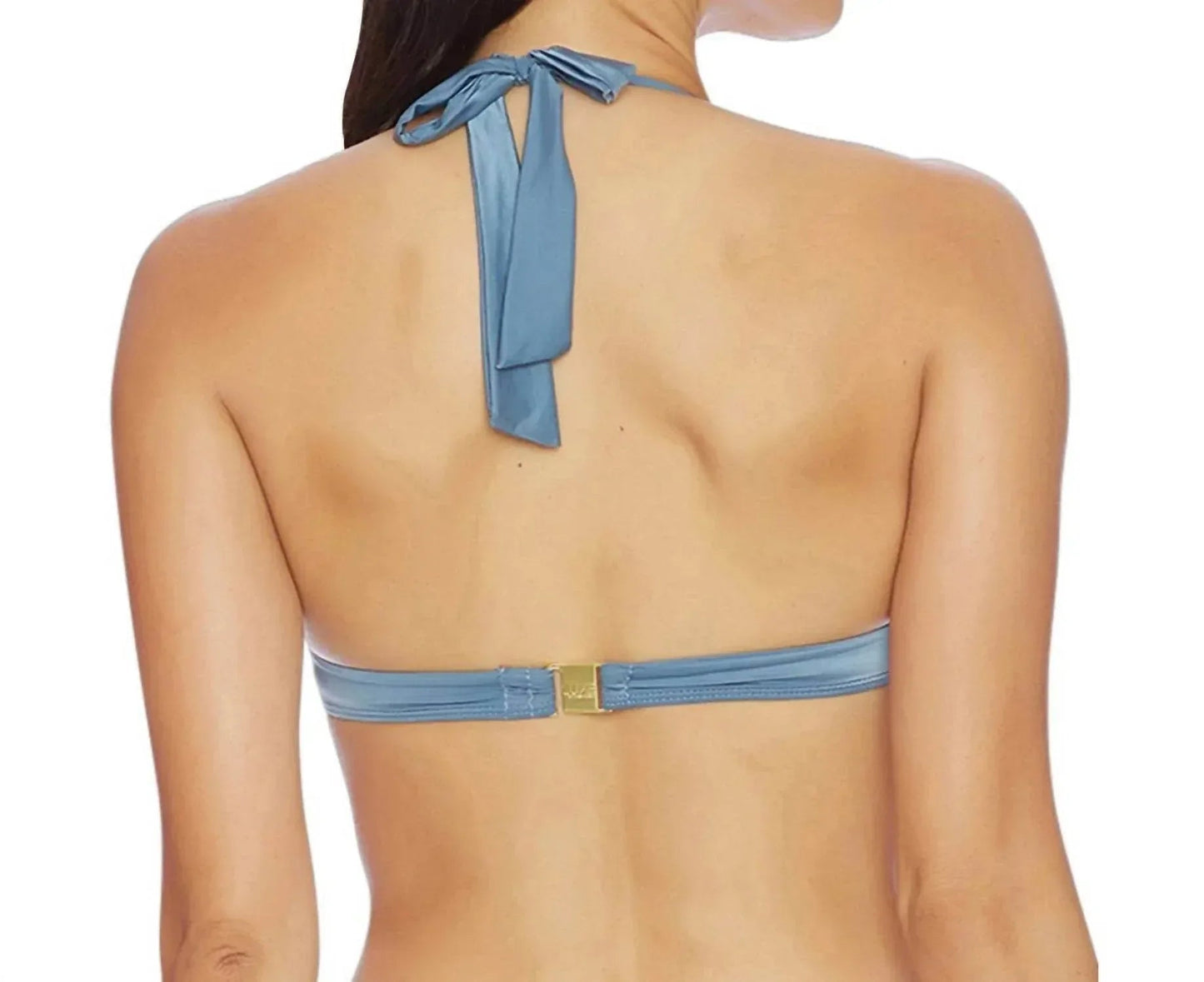 Flüssiger Neckholder Bralette Bikini-Top
