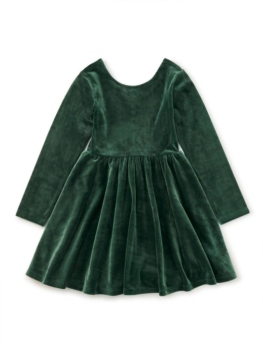Mädchen Ballett-Samtkleid