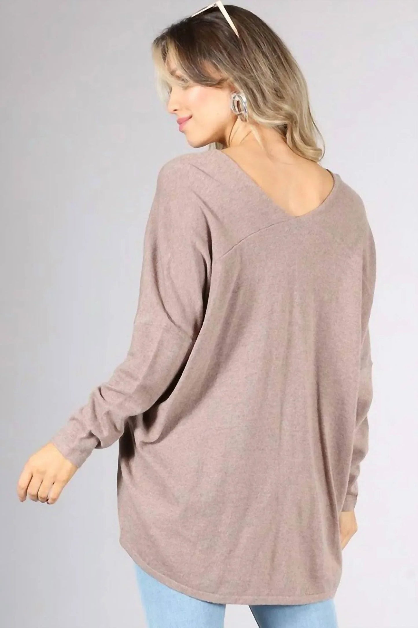 Taylor Oversized Dolman-Ärmel-Oberteil