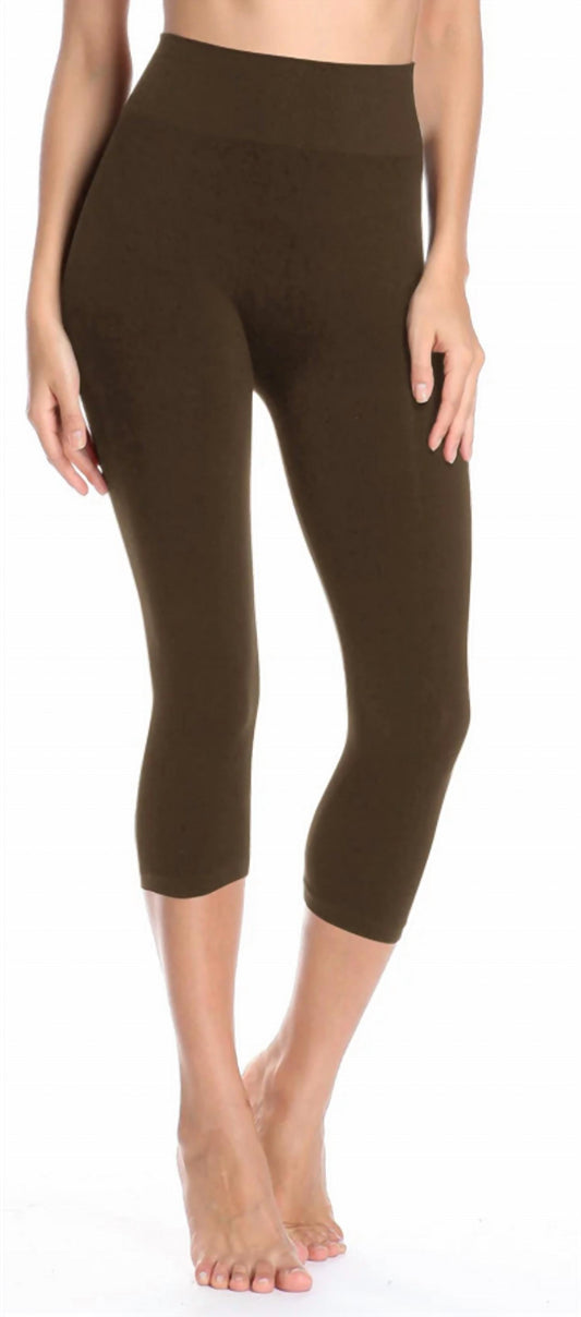 Women's Luxury Legging Bamboo Fabric Capri