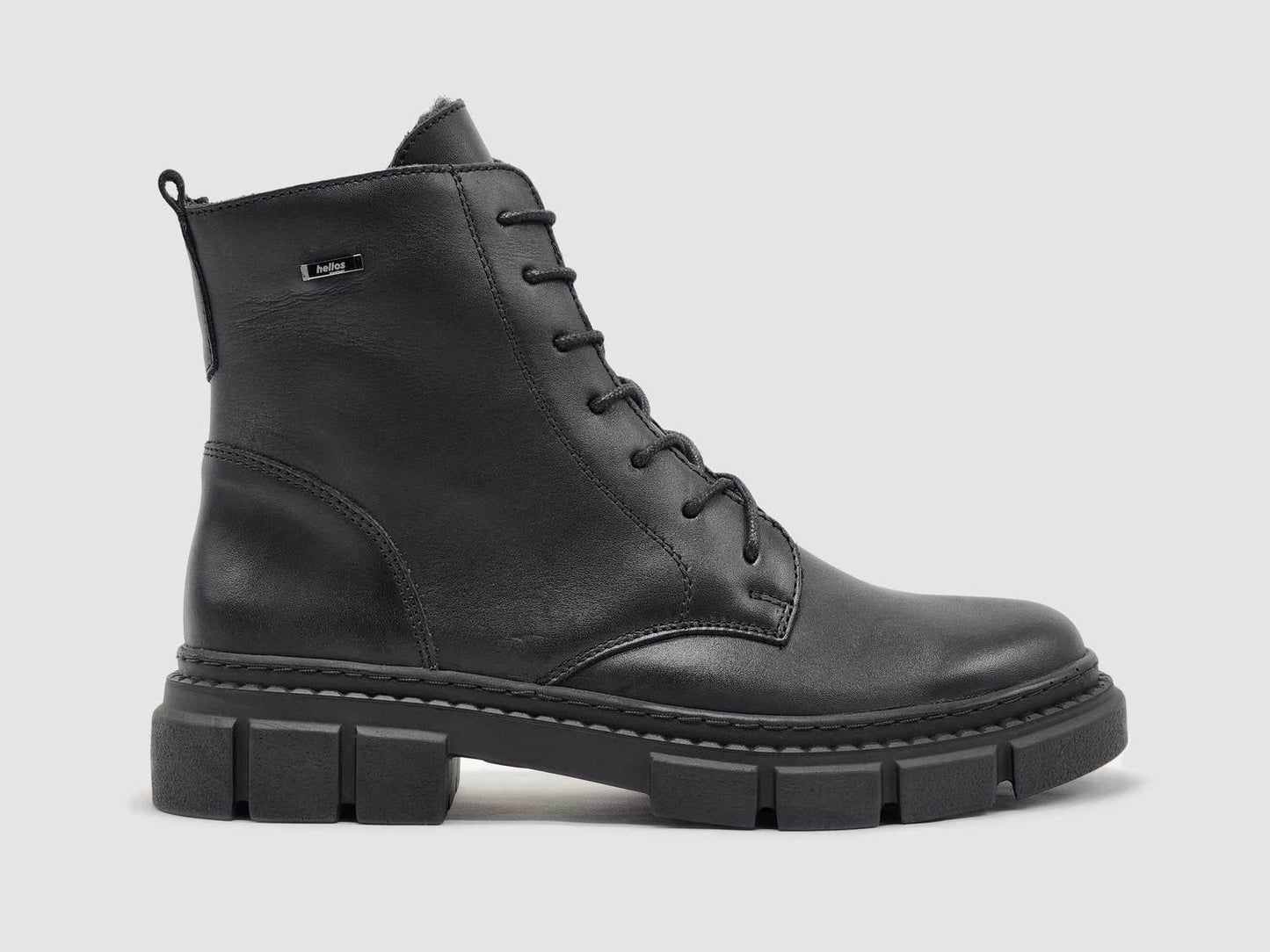 Women's Hebe Fur-lined Zip-up Leather Boots