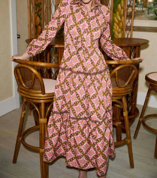 Banyan Long Sleeve Midi Dress