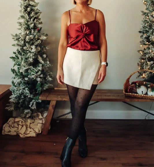 Cami-Top mit Drehdetail