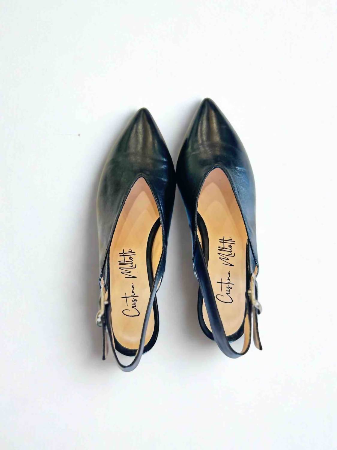 Ametista Slingback-Sandalen aus Leder für Damen