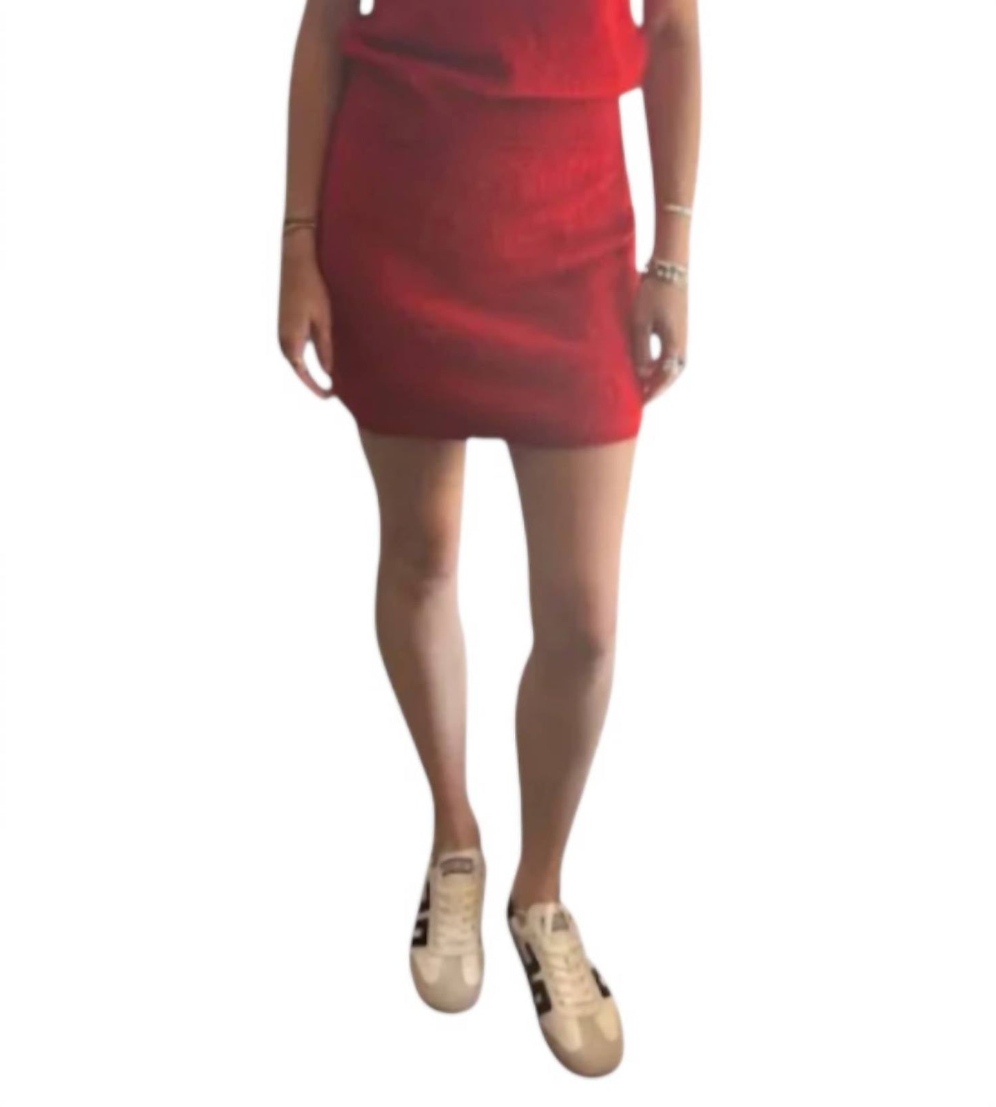 Brushed Cashmere Mini Skirt
