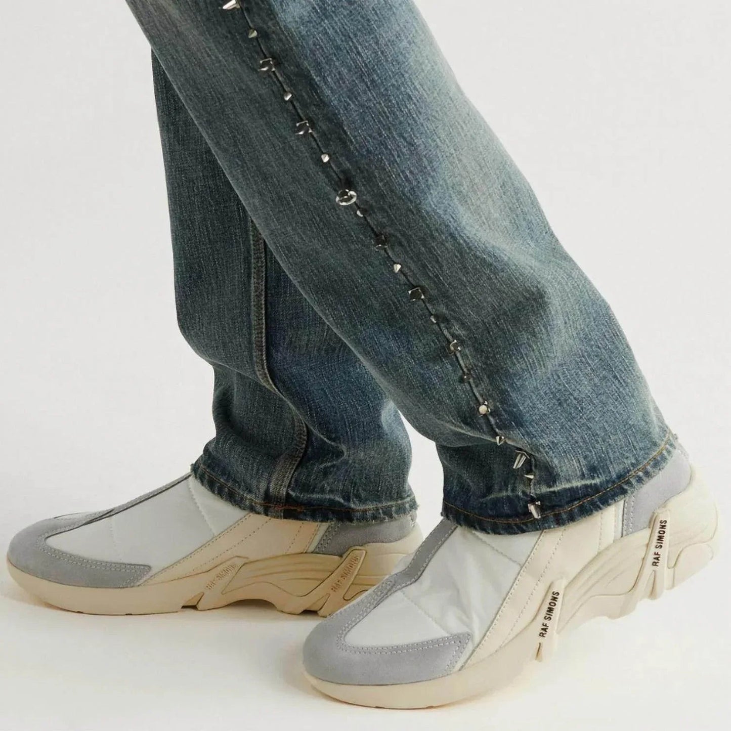 Herren Cylon 22 Stiefelette aus gestepptem Nylon und Leder