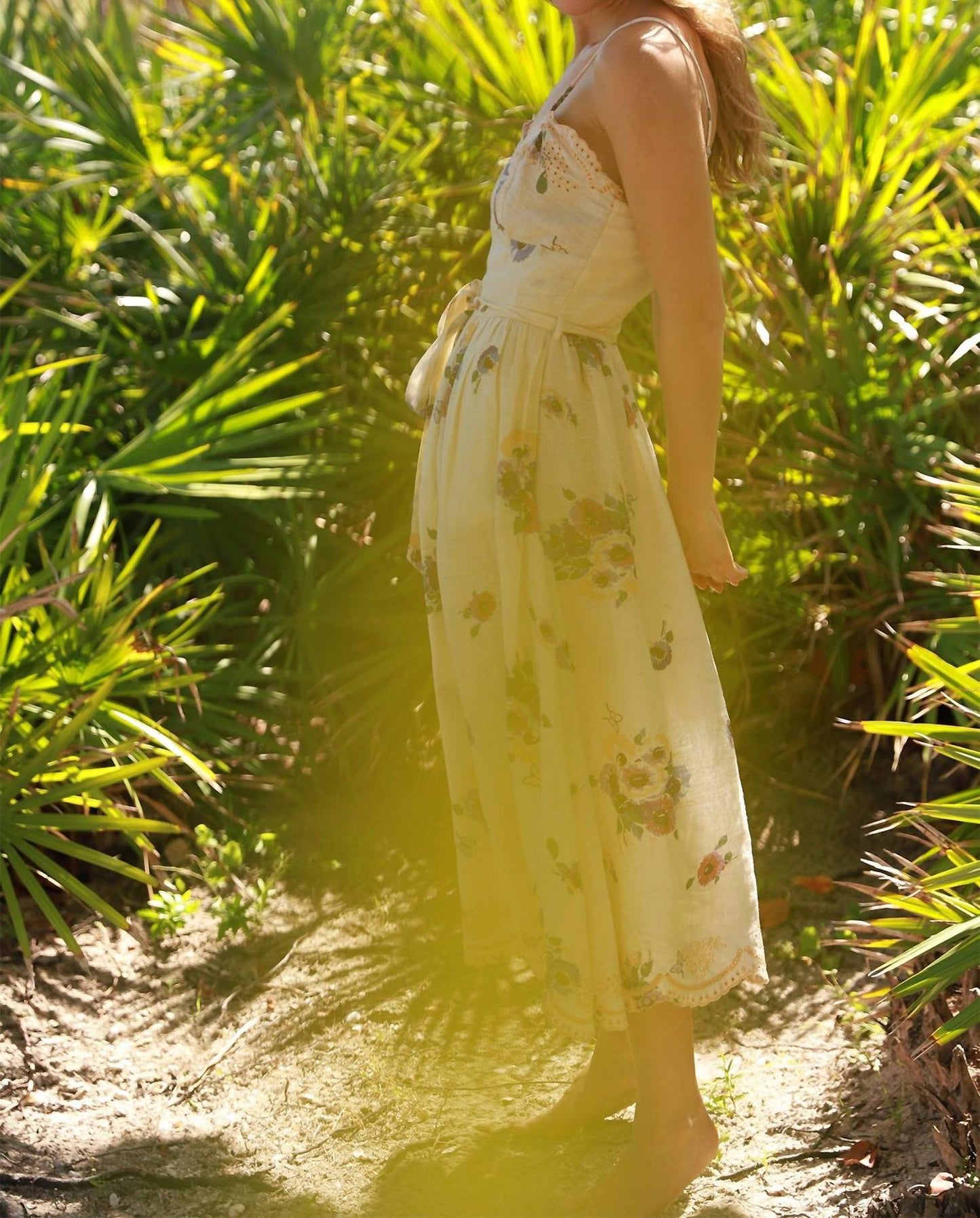Betina Linen Bouquet Dress