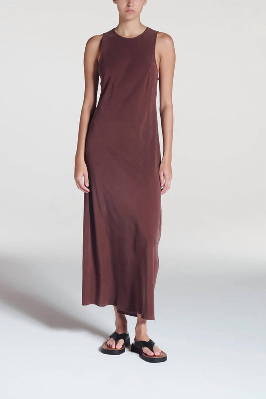 Valencia Seiden-Maxikleid
