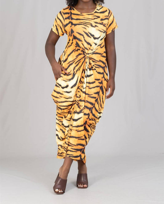 Animal Print Maxi Dress