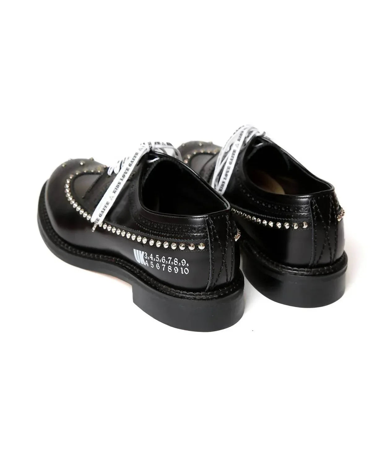 Men's Studded Wingtip Lace Up Shoes
