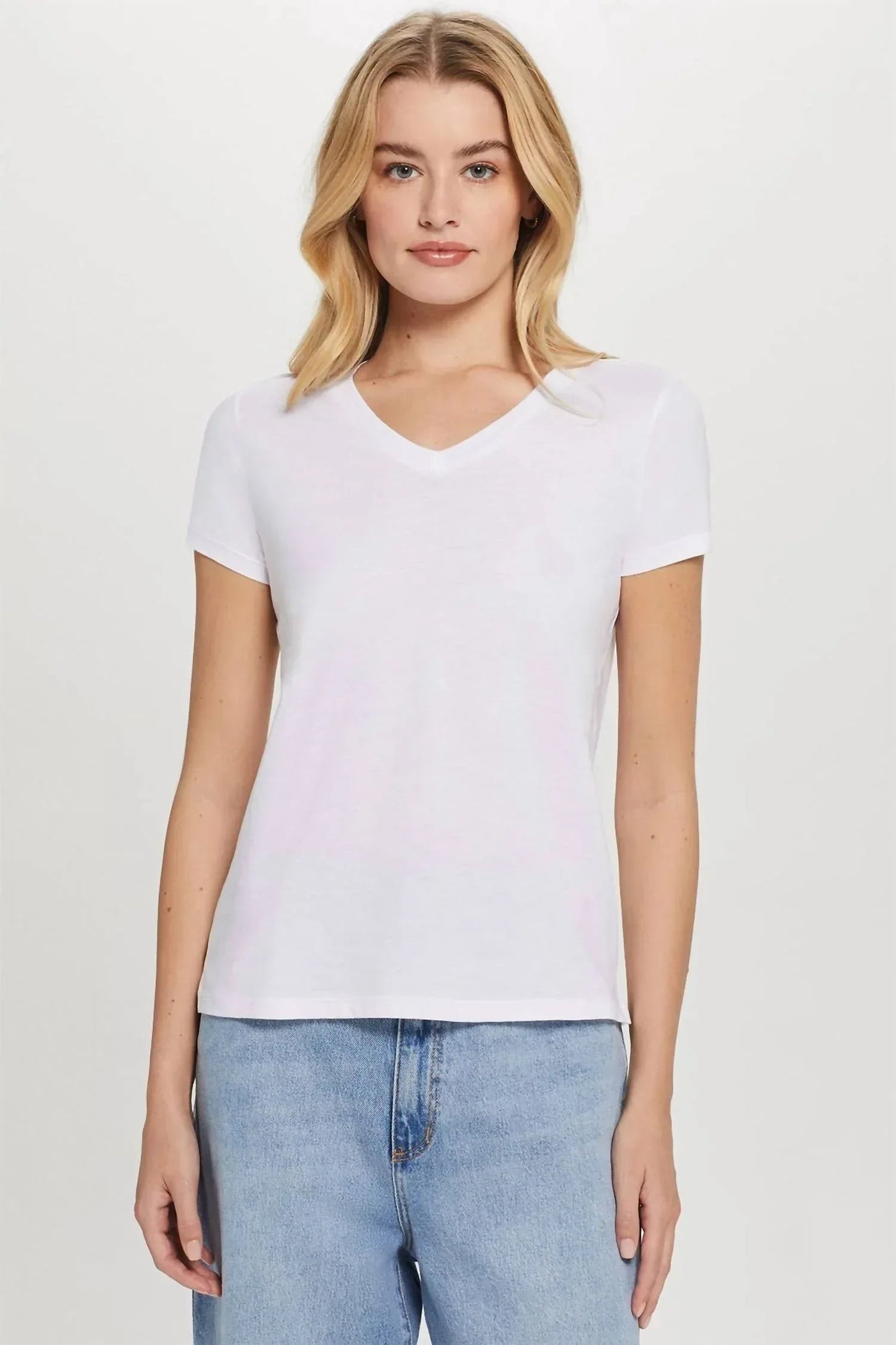 Bio-V-Ausschnitt-T-Shirt für Jungen