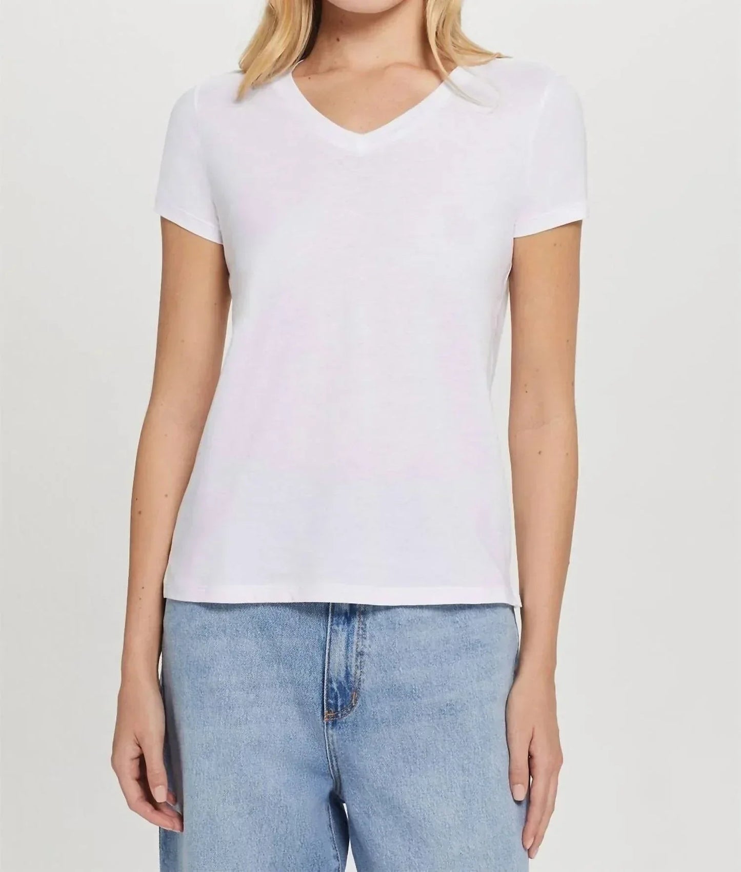 Bio-V-Ausschnitt-T-Shirt für Jungen