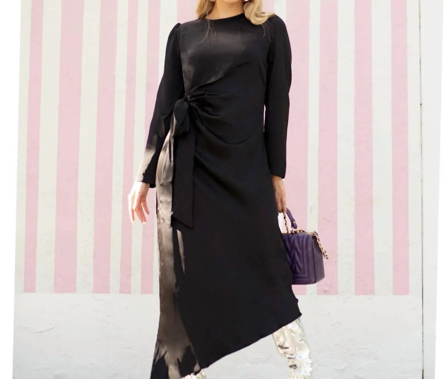 Tory Asymmetrical Long Dress
