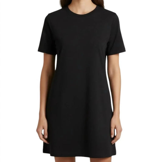 Women's Raw Cut T-shirt Mini Dress