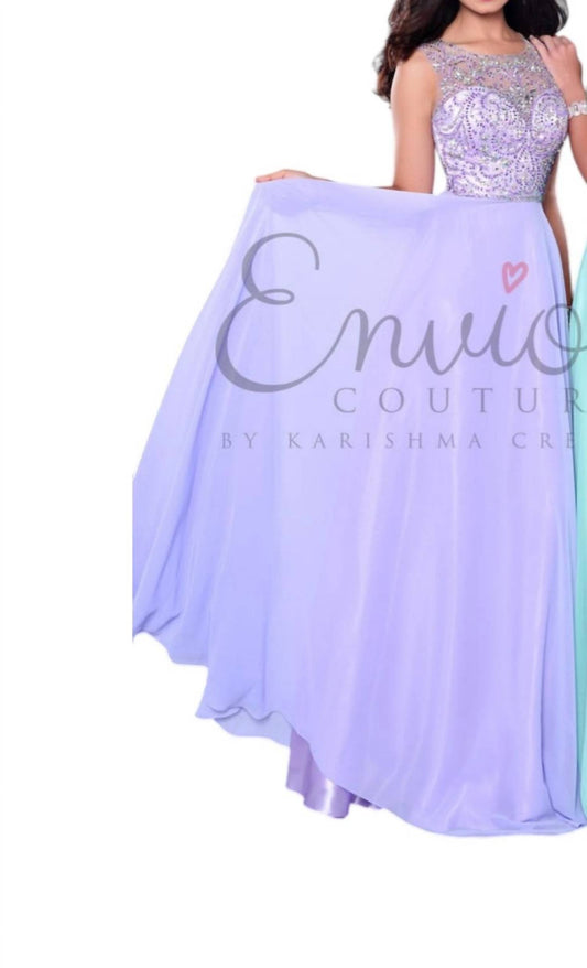 Chiffon Sleeveless Prom Dress