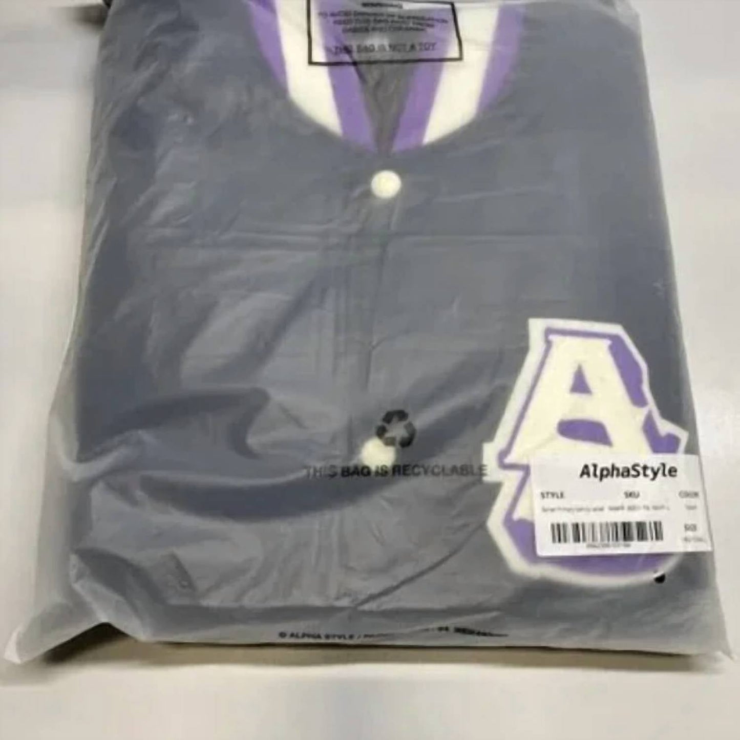 Men's Barren Primary Full Snap Varsity Jacket