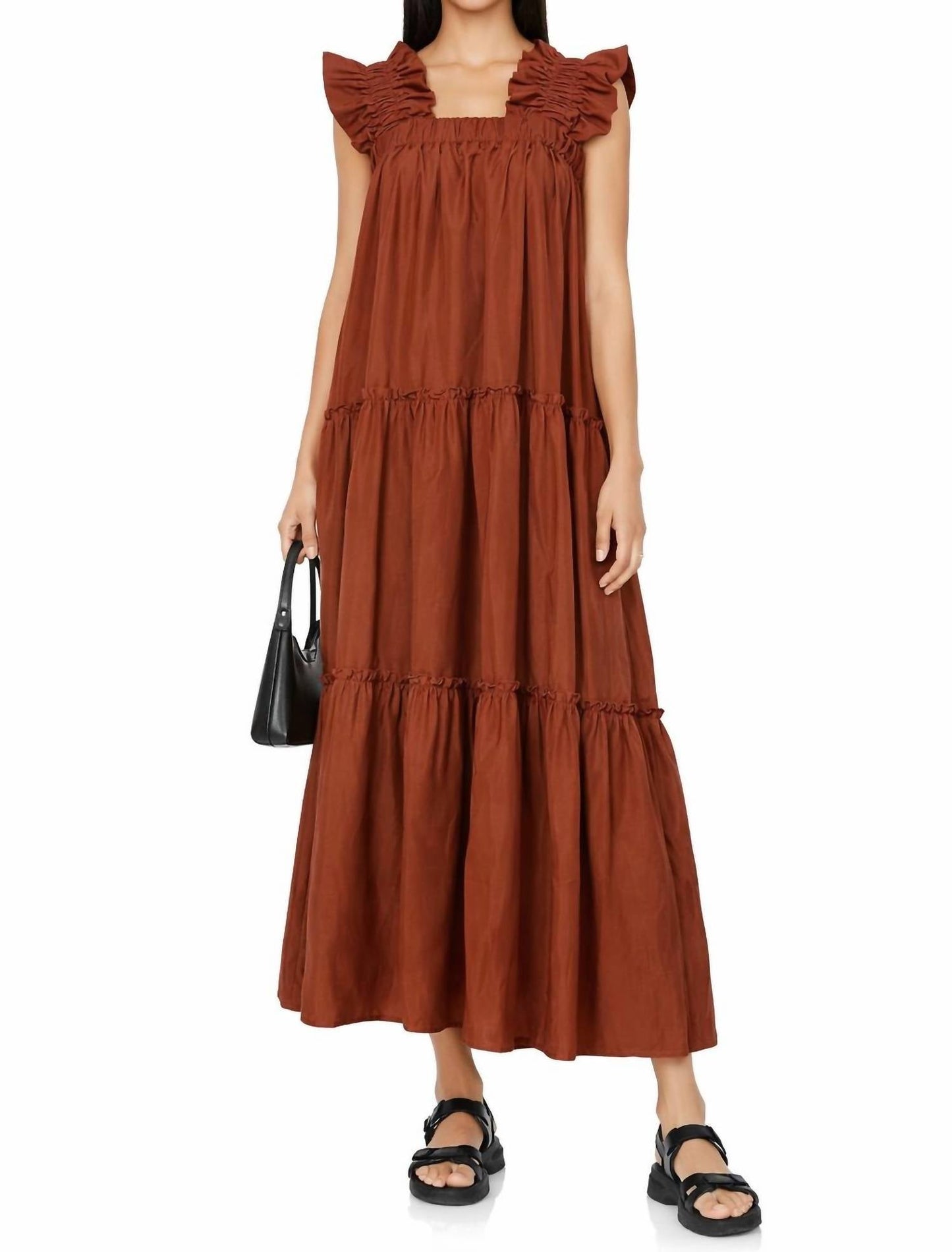Collins Stufen-Maxikleid