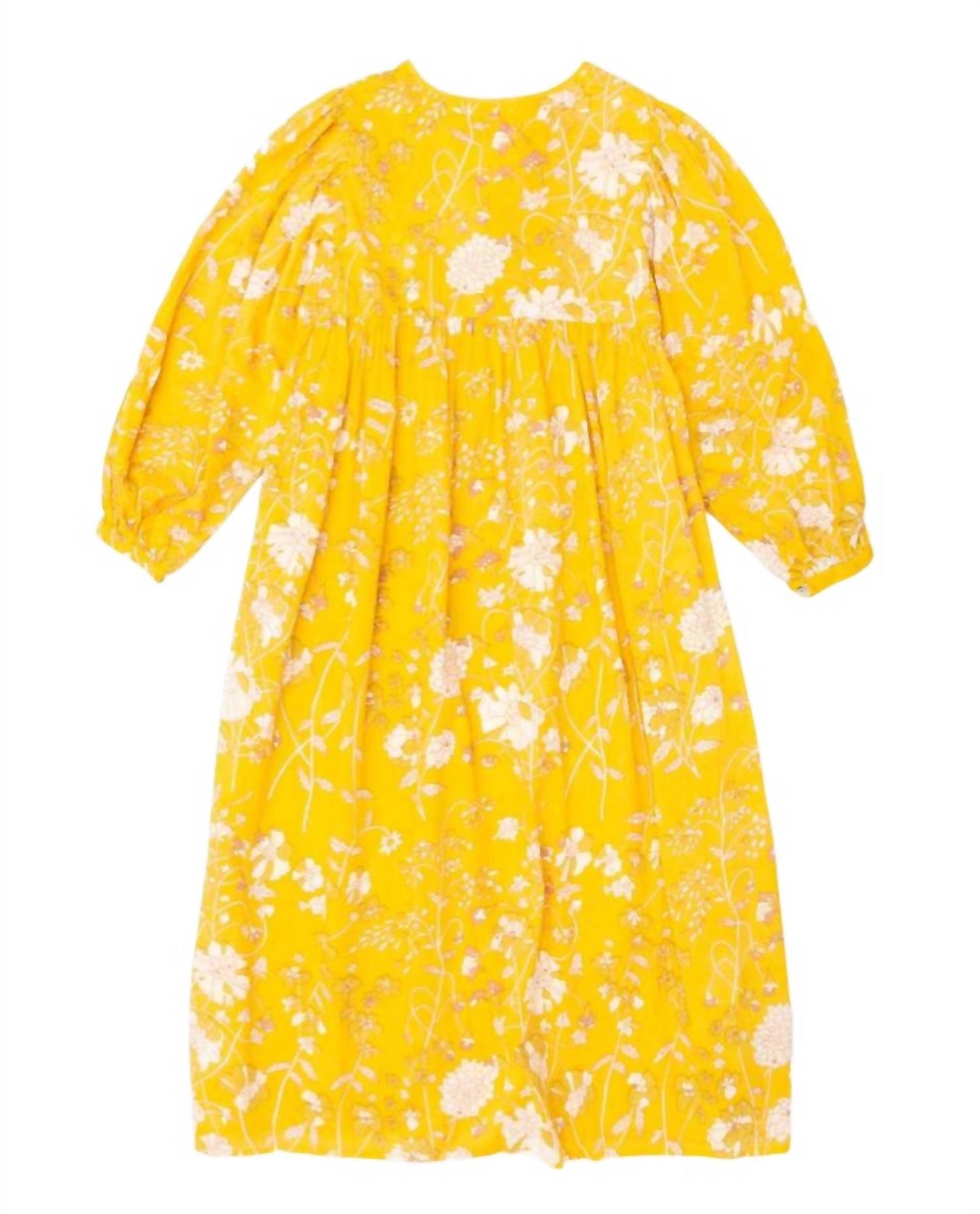 Hamsa Garden Midi Dress