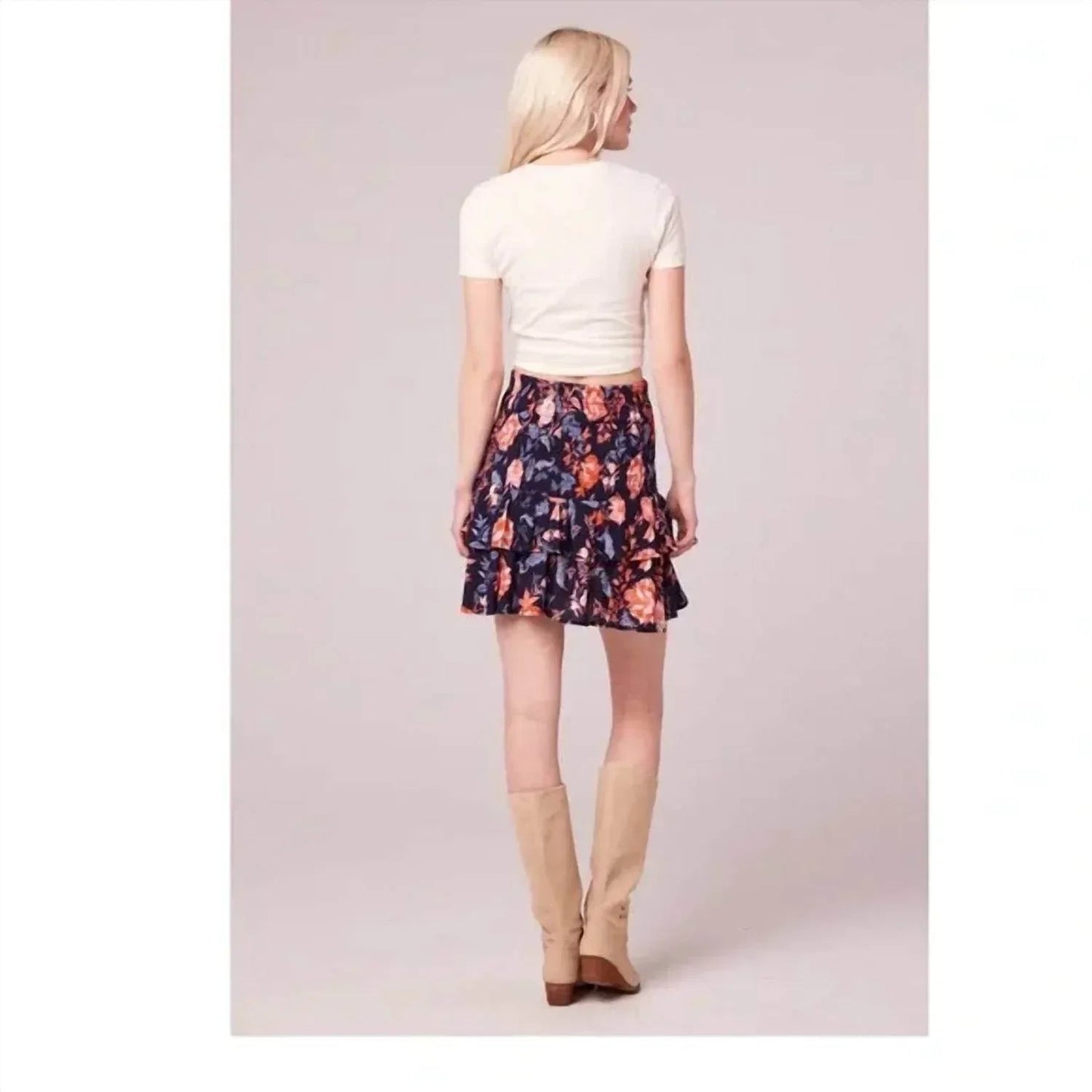 Floral Fanatic Mini Skirt
