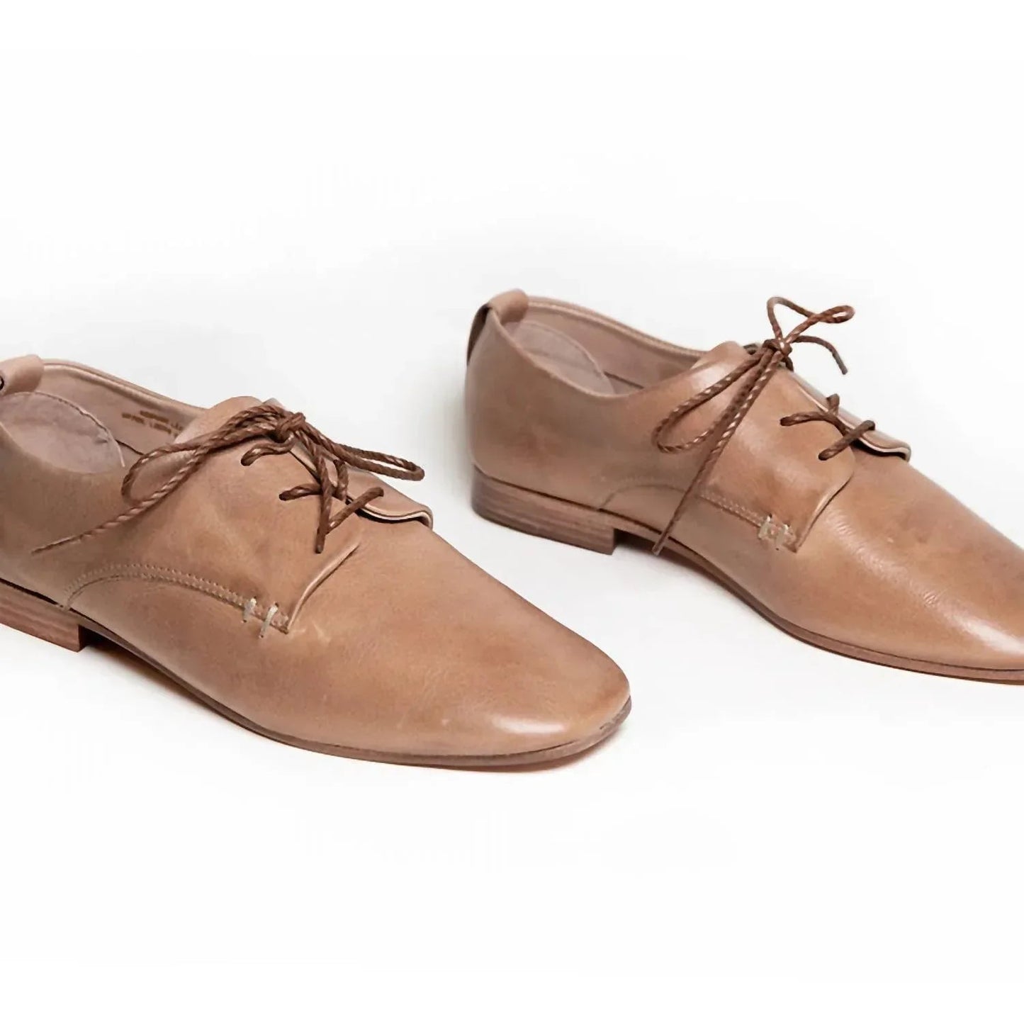 Unisex - Square Toe Vegetable-tanned Leather Shoes
