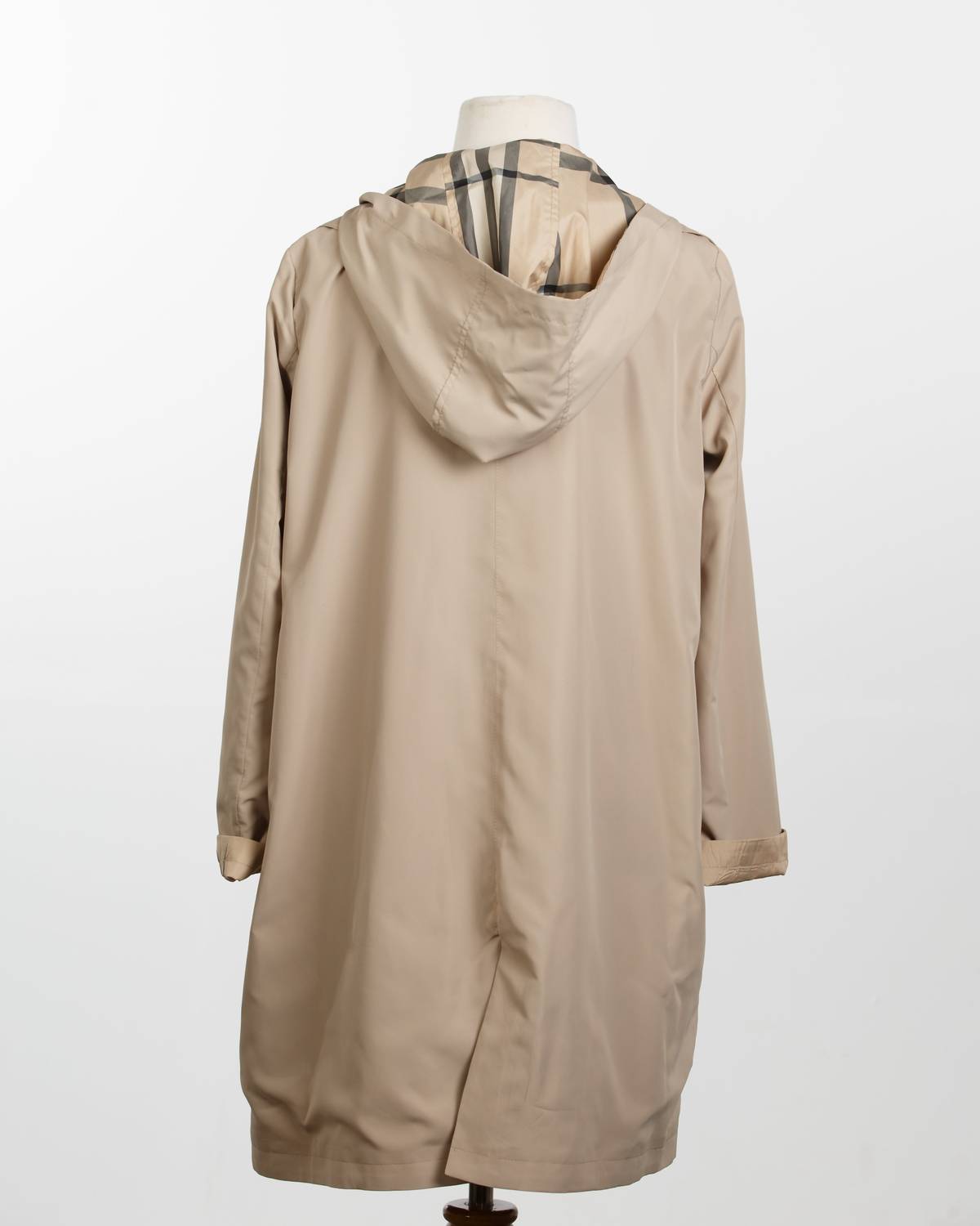 Regenmantel mit abnehmbarer Kapuze Regen-Trenchcoat