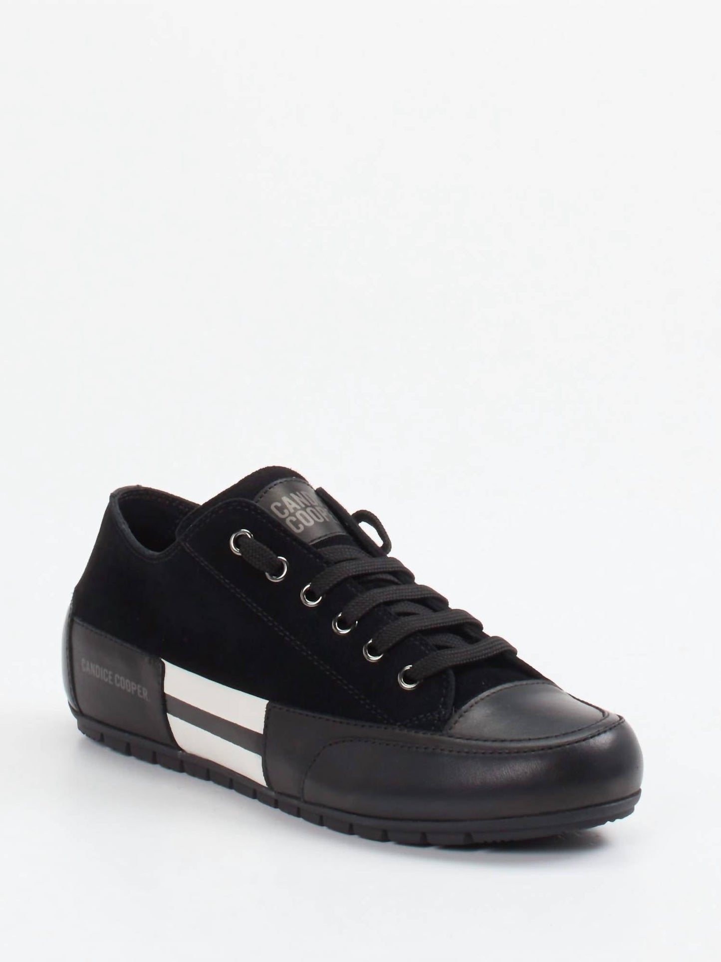 Damen Rock Patch Mode Leder-Sneaker