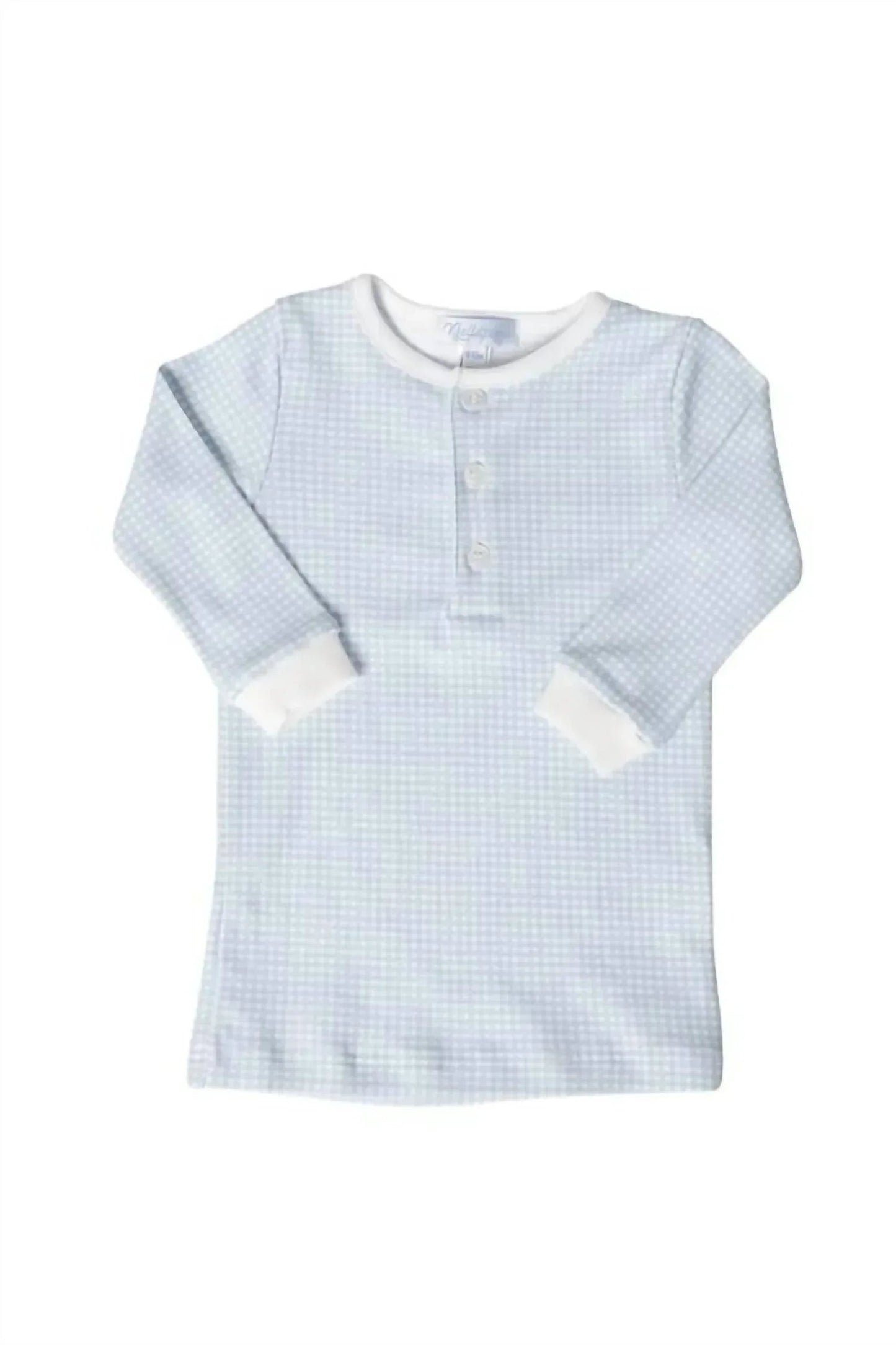 Baby-Schlafanzug-Set aus Gingham-Stoff für Kinder